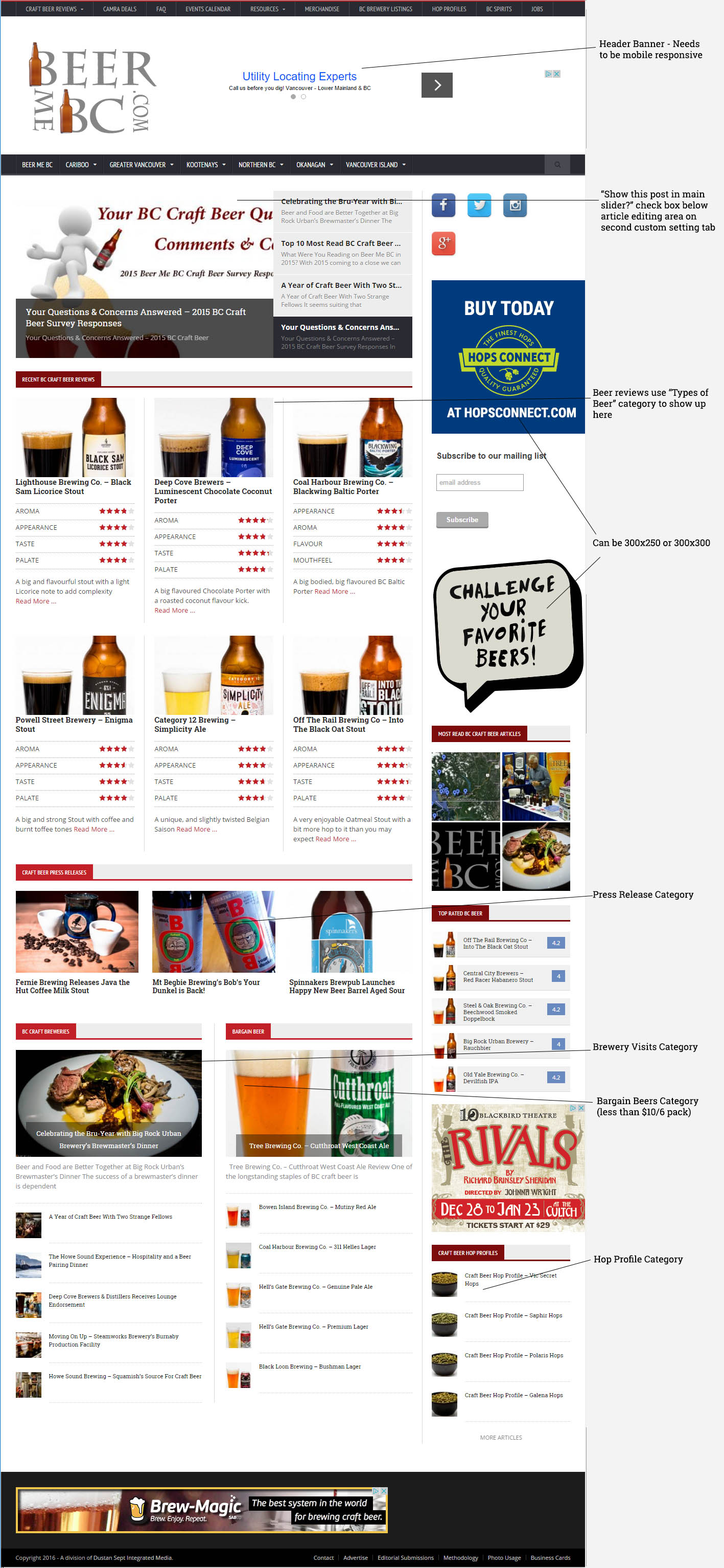 BeerMeBC Home Page